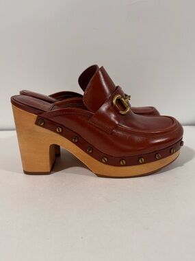 Jeffrey Campbell Beffany Clog In Cognac